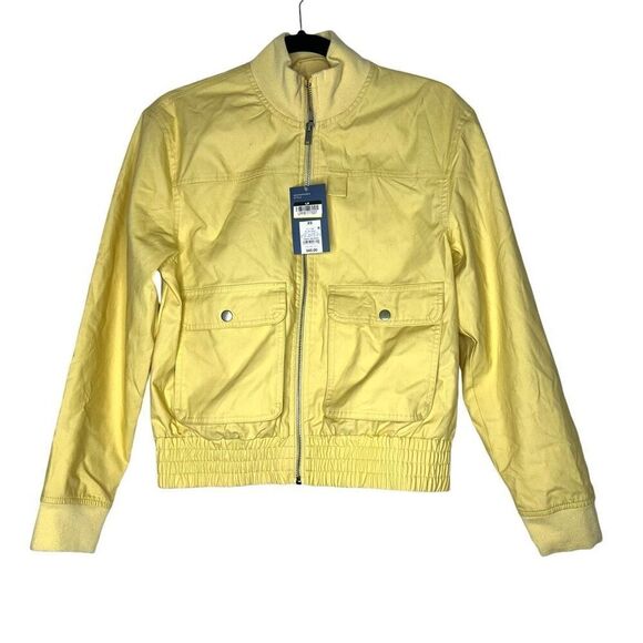 NEW Universal Thread Yellow Cargo Bomber Jacket XS - Picture 2 of 7
